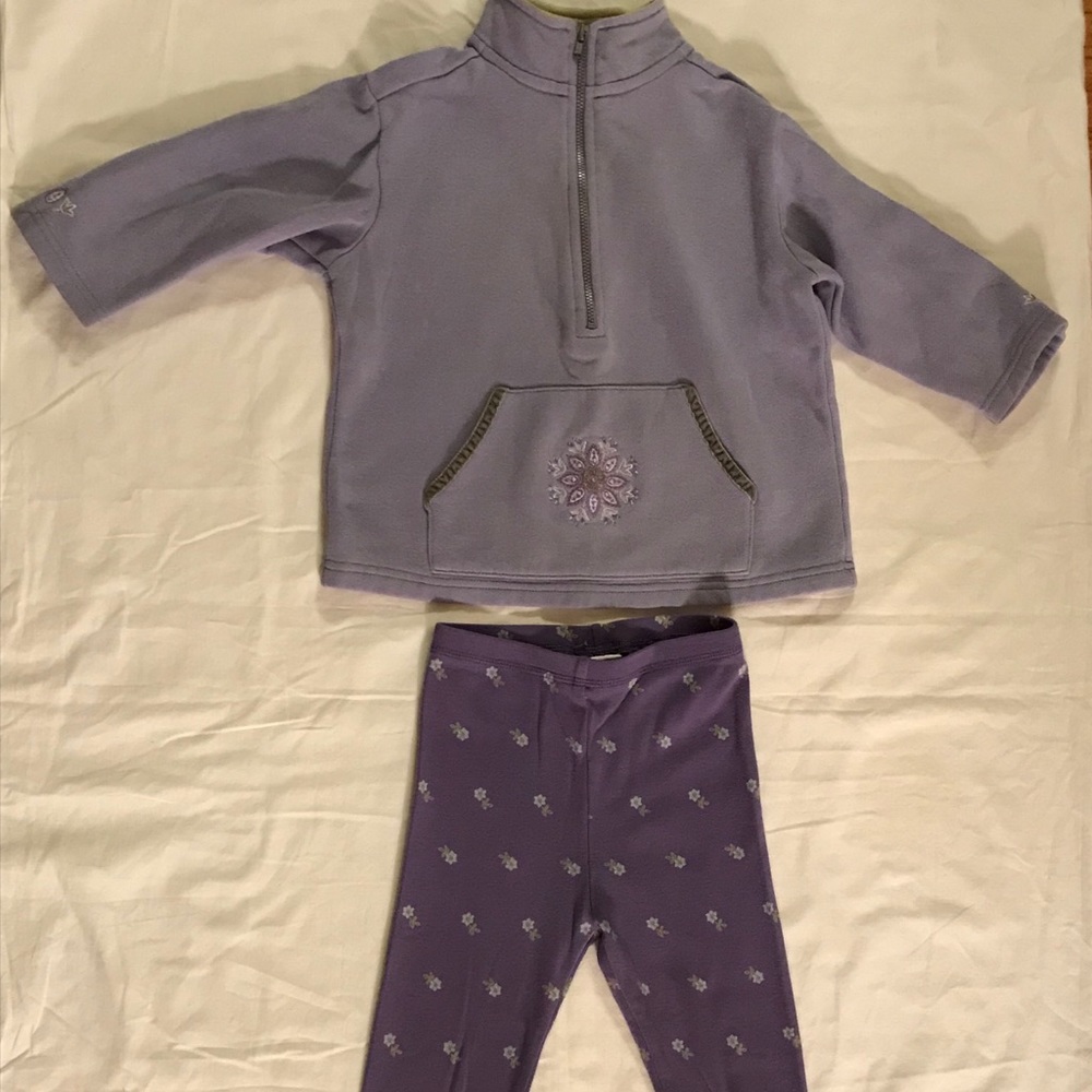 Purple- 2 Piece Girls Outfit